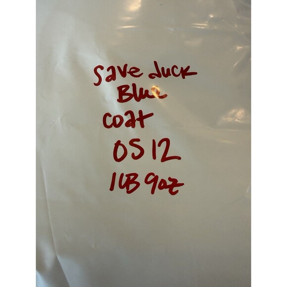 Save The Duck Mega15 Taylor Long Quilted Puffer Jacket Coat Blue NWT $298 XS - Picture 13 of 14